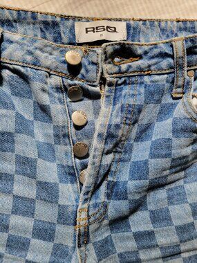 RSQ checkerboard jeans